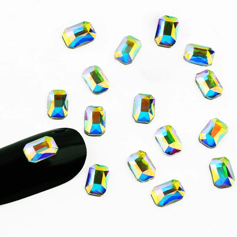 

20Pcs Mixed Design New Multicolor Nail Art Sticker Set Chromatic Geometric figure Water Decal Slider Wraps Decor Manicure ZJT-01