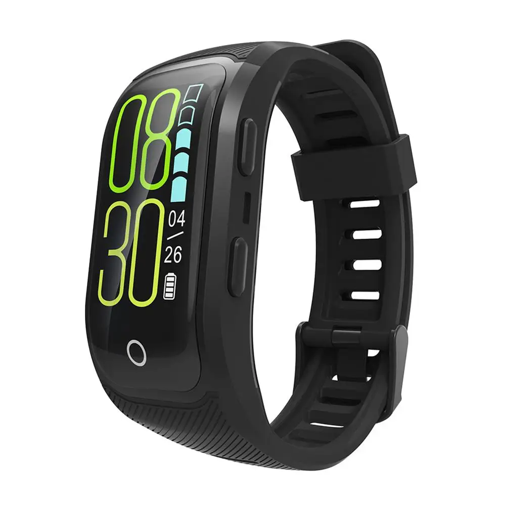 

S908S Color Display Screen IP68 Professional Waterproof Heart Rate Auto LAP Recording Smart Band Smart Watch Wristband