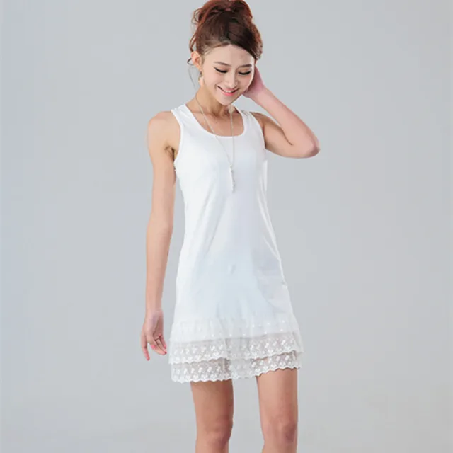clobee summer black gray white lace above knee tank dress tunic elastic cotton underdress plus clobee summer black gray white lace above knee tank dress tunic elastic cotton underdress plus