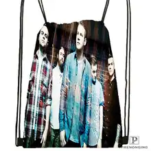 Custom bring_me_the_horizon_ Drawstring Backpack Bag Cute Daypack Kids Satchel (Black Back) 31x40cm#180611-01-28
