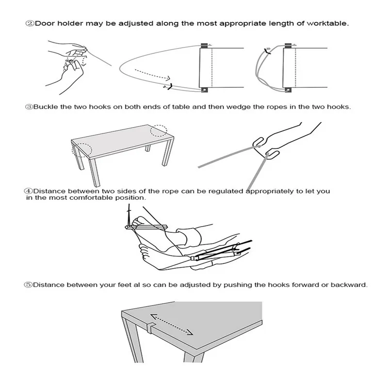 Подставка для ног, 1 шт. гамак для ног для ножка письменного стола для ухода за стулом для ног, инструмент для отдыха на открытом воздухе отдохните домашнего офиса при работе подарок#0403