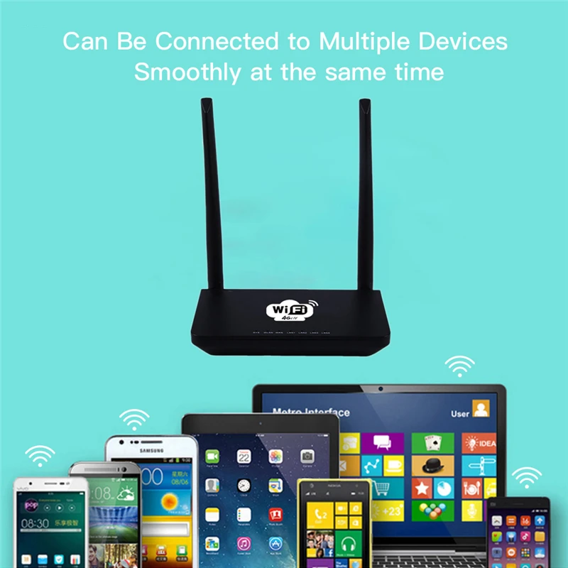 Разблокированные Wi Fi роутеры KuWFi 300 Мбит/с 4G LTE CPE роутер с портом LAN Поддержка порта