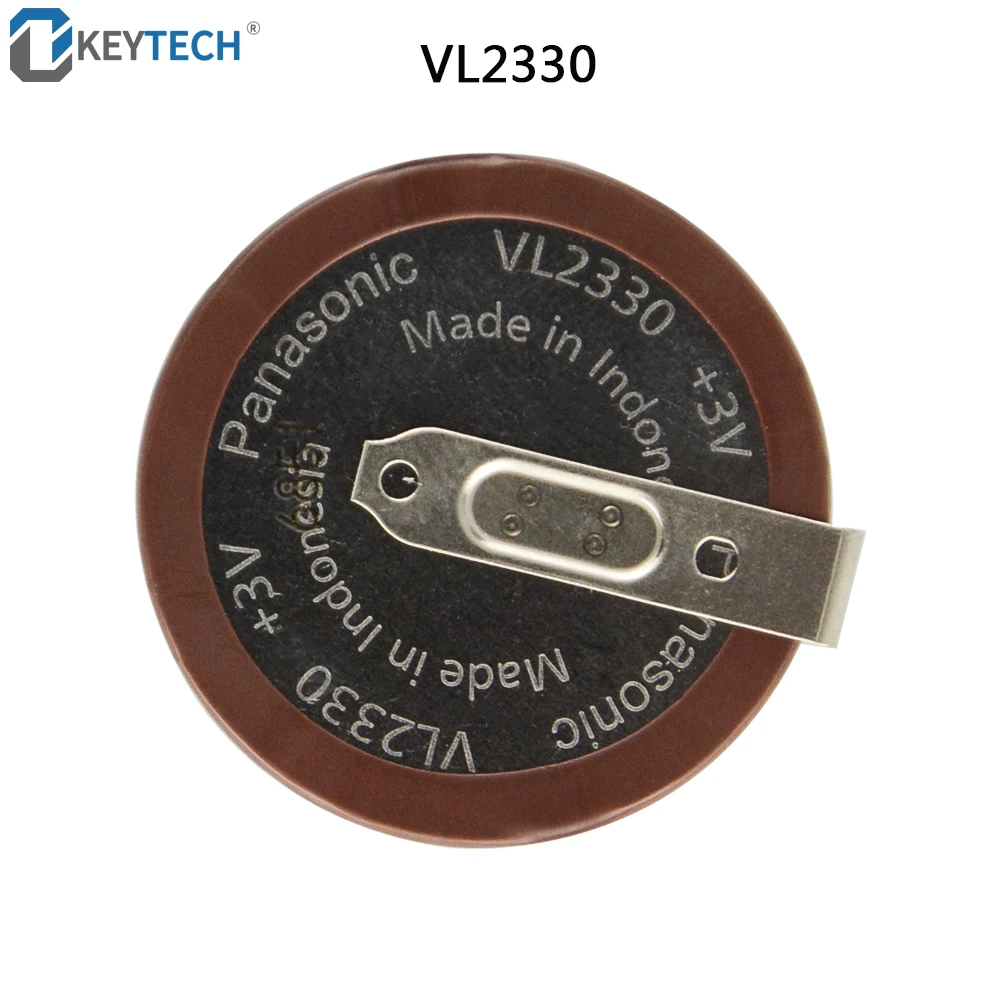 

OkeyTech Original New For PANASONIC VL2330 2330 Rechargeable Lithium Battery Coin Cell For Car Key Button