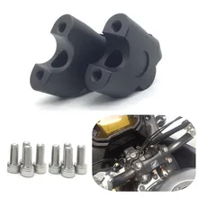 Anodizzato 2 Pollice girele Moto Manubrio стояк на 7/" 22 мм grasso manubrio Morsetto для Honda CB500F