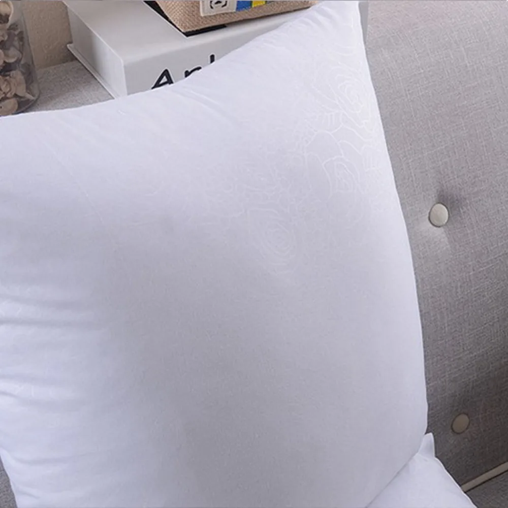 Белая Подушка, мягкий автомобиль, диван, кресло, альтернативная подушка, внутренняя подушка для сидения 35-70 см, рельефная ткань
