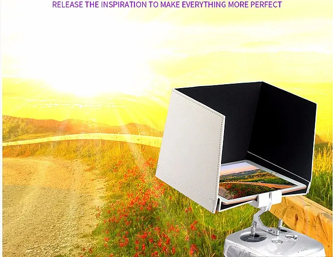 DJI Phantom 3 / 4 Inspire 1 Sunshade Phone Sun Hood For IPad Mini 2 3 IPad Air Air 2 IPhone 5 6 6Plus SAMSUNG Galaxy S5 S6 Note