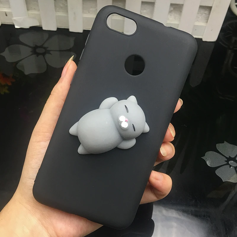3d Squishy Cat Silicon TPU Soft Cases For Huawei P20 lite P20 pro P9 lite mini 2017 Candy Color Back Cover Honor 8 lite P10 plus (11)
