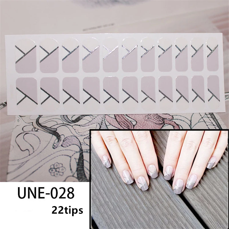 Etiqueta do Unha Fita de Tira de Metal Decoração do Unha Adesivos de Unhas Ouro Prata Listra Linhas 3d Multi-tamanho Adesivo Faça Você Mesmo 10 Pçs 15 High Quality Beleza e saúde