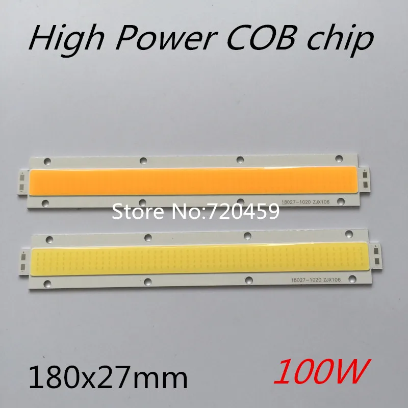 Мощный чип COB 100 Вт Светодиодная лампа источник света для светодиодного