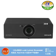 DH-8805 Ultra short DLP Projector Highlight Outdoor Building Digital zoom Proyector 3D laser 10000lms Full HD Long life beamer