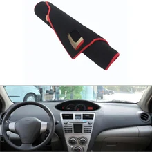 Подходит для Toyota Vios 2008-2013 приборной панели автомобиля Избегайте свет Pad инструмент крышка платформы стол Коврики силиконовые- нескользящие задней поверхности