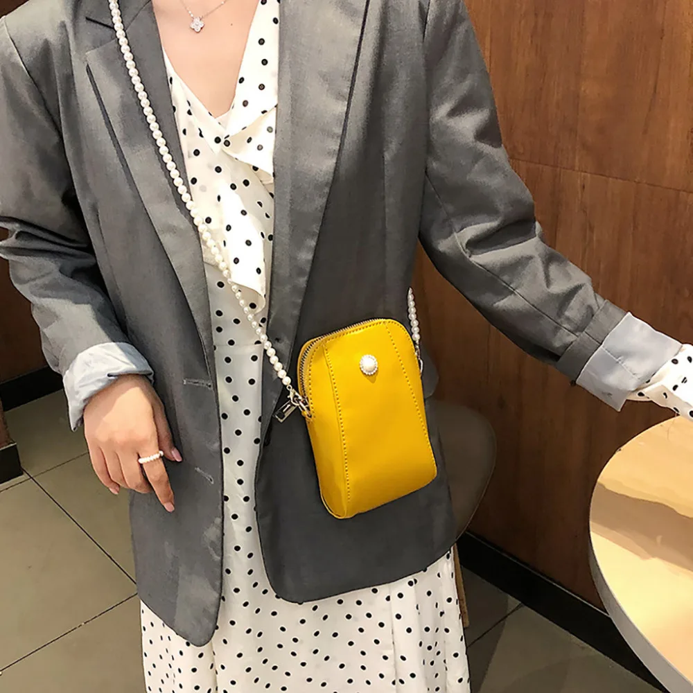 2019 woman sexy wild pearl crossbody package womens fashion shoulder bag city walking pack  pretty leather bags fanny pack  40J4 (8)