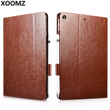 

XOOMZ For iPad 9.7 2018 Case Cover Luxury PU leather Shockproof Hard Plastic Magnetic Smart Flip Case for iPad 9.7 2017 Cover