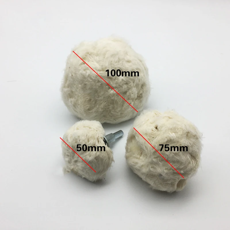 Drilling And Polishing Wheel 7 Pieces Of White Polishing Mop Wheel Cone/T-Shaped Wheel Grinding Head Band 1/4 Handle Suitable