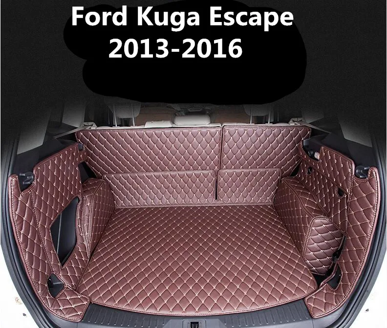 

Full Rear Trunk Tray Liner Cargo Mat Floor Protector foot pad mats for 13-18 Ford Kuga Escape 2013 2014 2015 2016 2017 2018