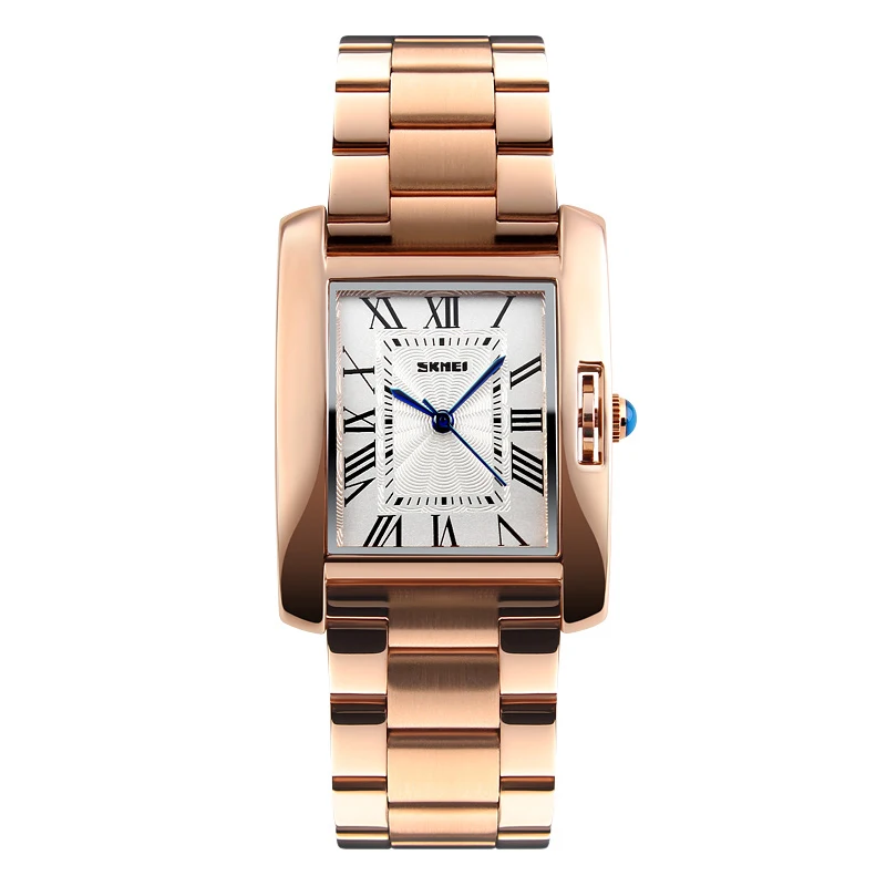 

2018 Time-limited Women's Waterproof Fashionable Quartz Watch Simple Rhinestone Ladies Wrist Clock Top Brand Luxury A44 Z