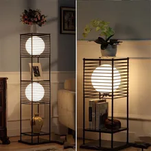 Простой современный китайский напольный светильник для гостиной, спальни, кабинета, офиса, американская Ретро напольная железная лампа