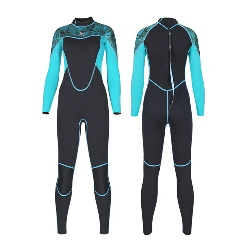 SLINX One piece Women Keep Warm Wetsuits High elastic 2mm Neoprene Slim