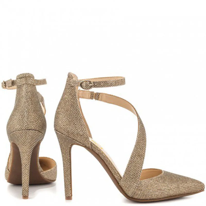 gold_closed_toe_sandals_ankle_strap_sparkly_heels