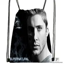 Пользовательские supernatural_сезонная походная сумка на шнурке милый рюкзак для детей(черная спинка) 31x40 см#180612-02-6