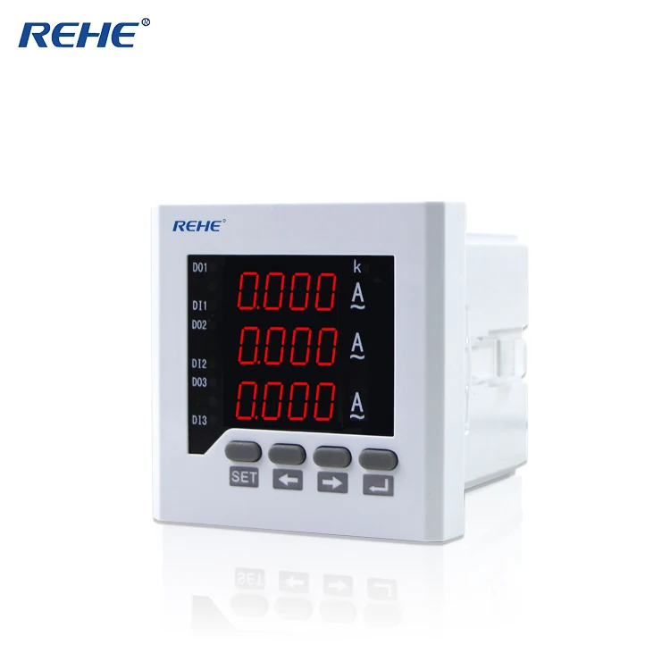 

REHE RH-3AA73 80*80MM DIGITAL INTELLIGENT THREE PHASE ALTERNATING CURRENT METER LED