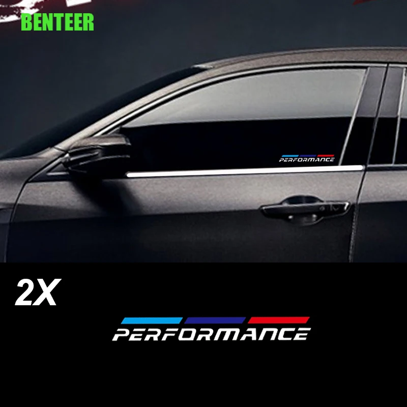 

2pcs power motorsport car windows sticker for BMW F01 F02 F10 F20 F30 F31 F34 F48 E46 FE36 E60 E90 E87 F87