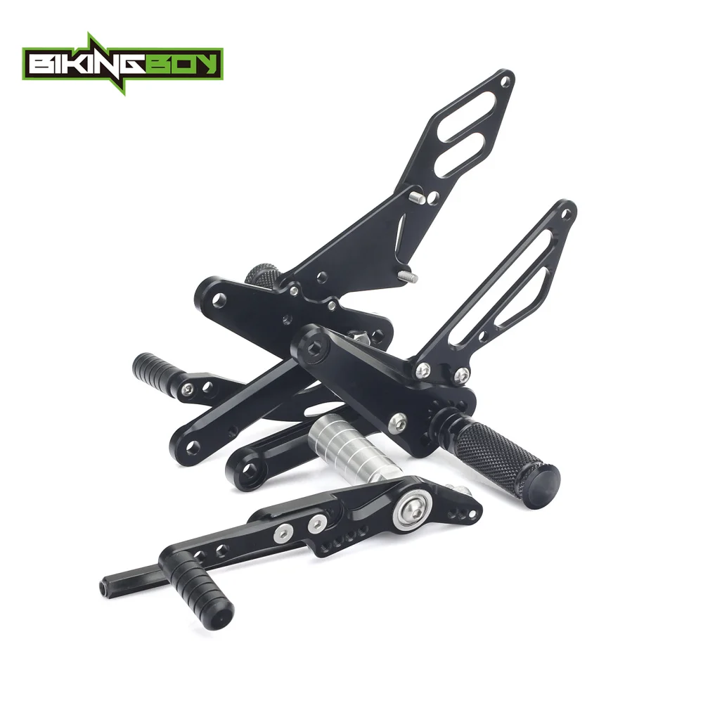 

BIKINGBOY CNC Adjustable Foot Pegs Footpegs Foot Rest Rear Sets Rearsets For Yamaha YZF-R1 YZF R1 2009 2010 2011 2012 09-12