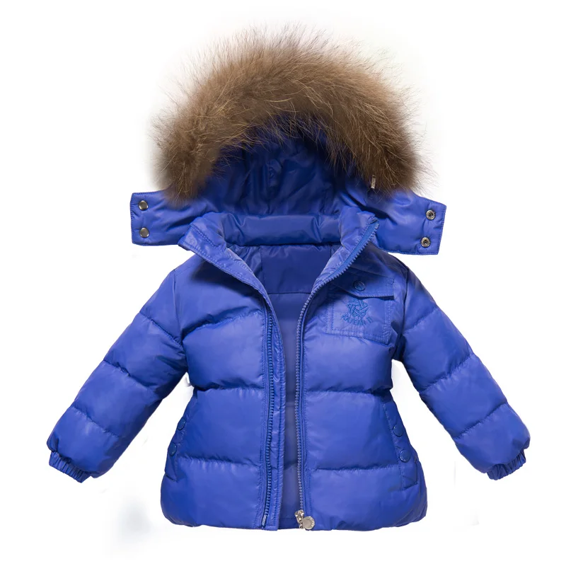 

Winter Kids Outerwear & Coats Parkas For Boy Girl Natural Fur Down Jackets Children Baby Girls Clothing 2-6Years