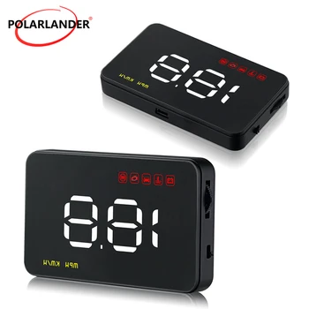 

OBD 2 Alarm System Digital Vehicle Speedometer Car Speed Projector Head Up Dispay 3.5 Inch HUD Display Consumption Data