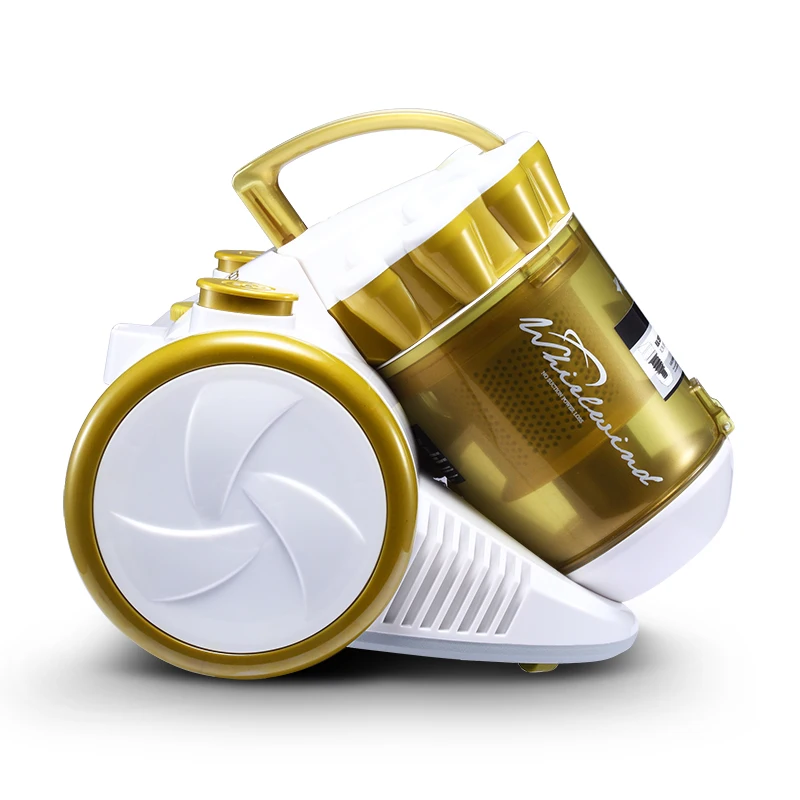 

Household Dry Vacuum Cleaner Low Noise Hand-held Mini Cleaning Machine with Multifuntional Combined Brush for Acaricidal Golden