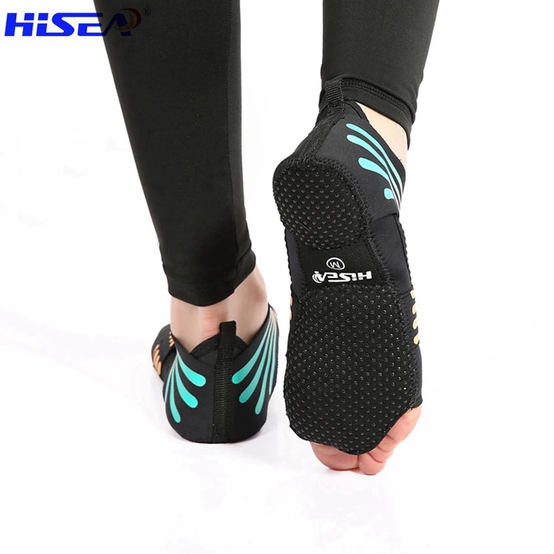 Hisea Profession Colour Fitness Ladies Girls Women Antiskid Sport Pilates Yoga Non Slip Grip High Elasticity Softness Shoes Sock