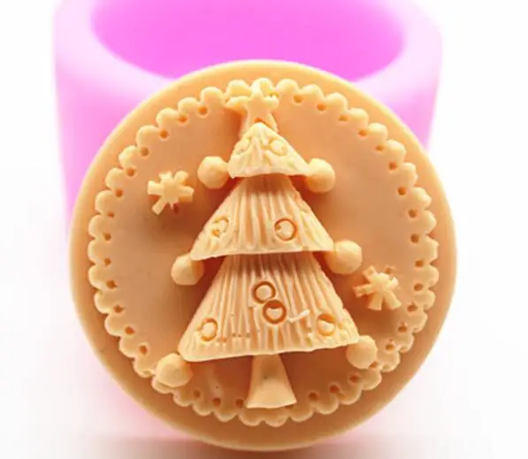Christmas Tree Santa Clause Snowflake Silicone Soap Mold Soap DIY Mould Craft Art Making Form Chocolate Mold Homemade Tool