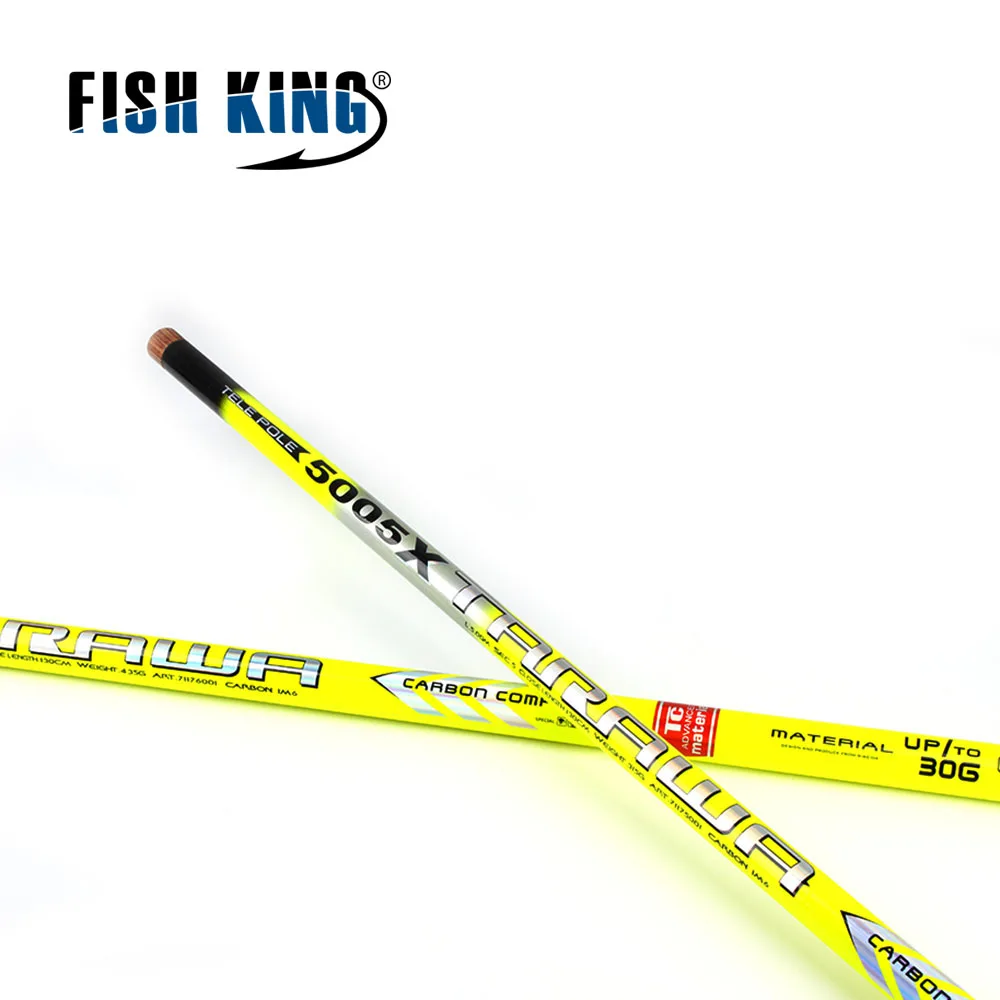 FISHKING 24T карбоновая удочка 5 m/6 m/7 m телескопическая c. W. 30 г Удочка углеродная Fis