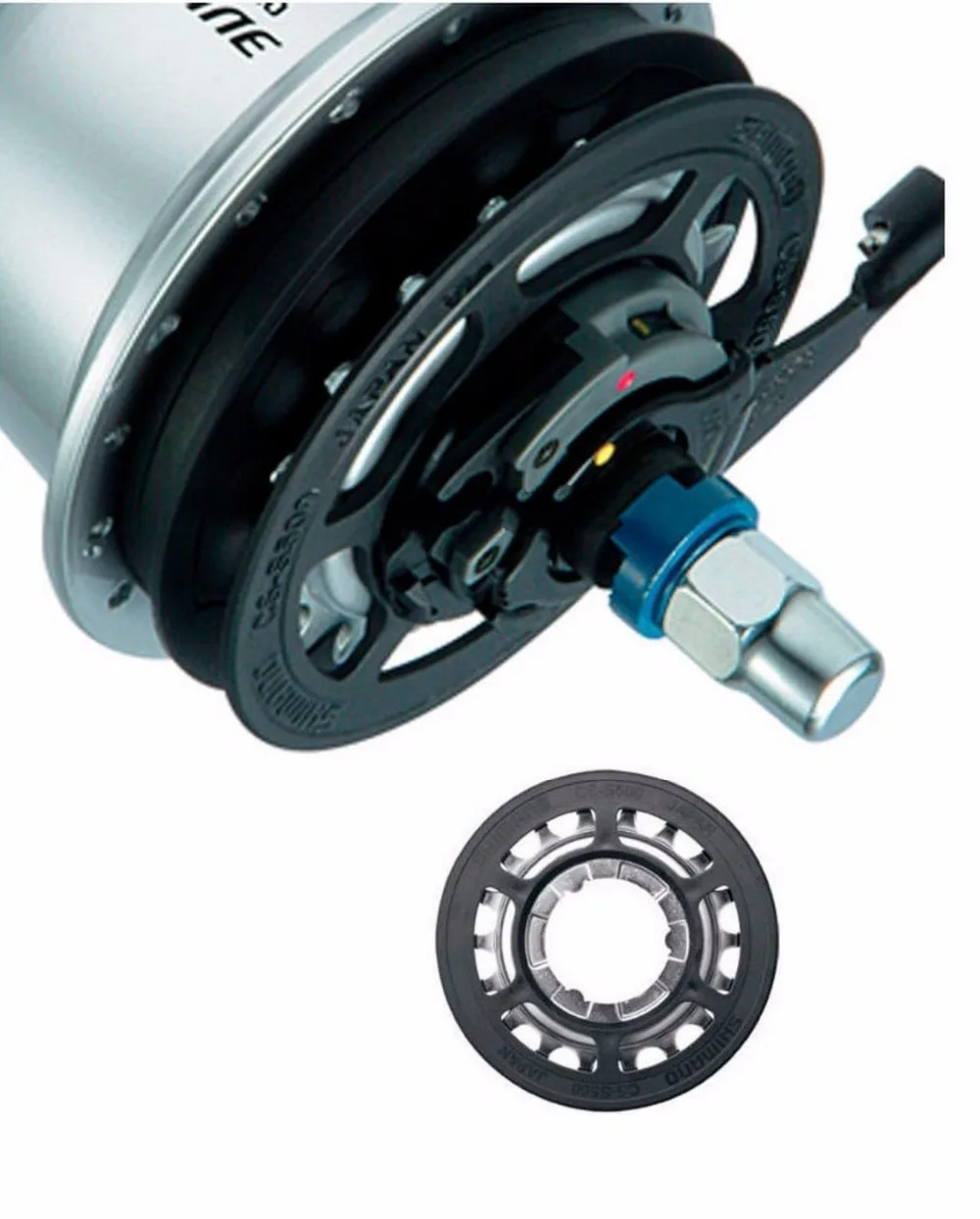 Оригинальный Shimano Alfine CS S500 велосипед Задняя звездочка Cog 18 T/20 T для внутреннего