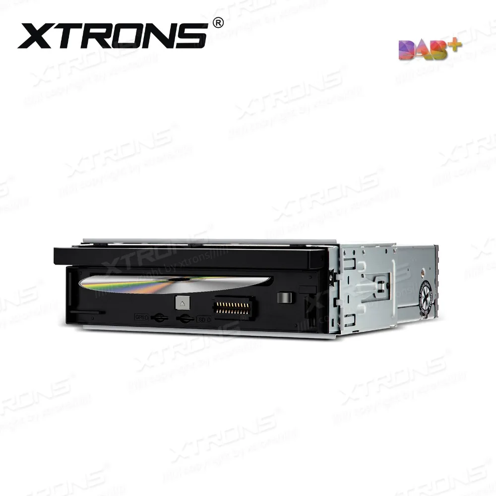Perfect XTRONS Universal 7 inch Motorized Digital Motorized Detachable face panel Single 1 Din Car DVD Player Radio GPS Navigation DAB+ 4