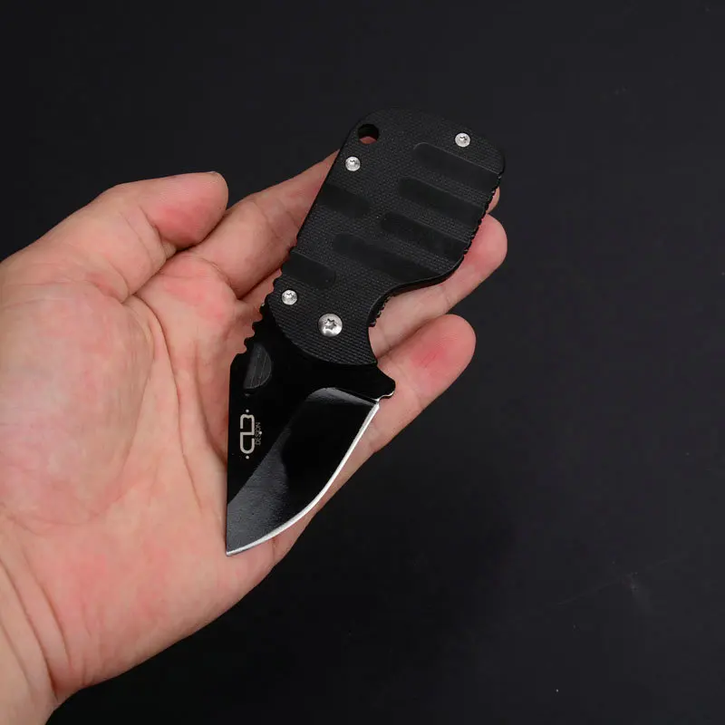 Hysenss QQ свинья маленький карманный складной нож 420C 54HRC Открытый Кемпинг Охота выживания карманный Универсальный брелок EDC инструменты
