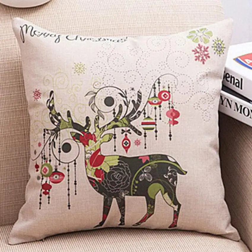 Наволочка 45*45 Merry Christmas чехлы на подушки диван для кафе наволочка домашний Декор JA11
