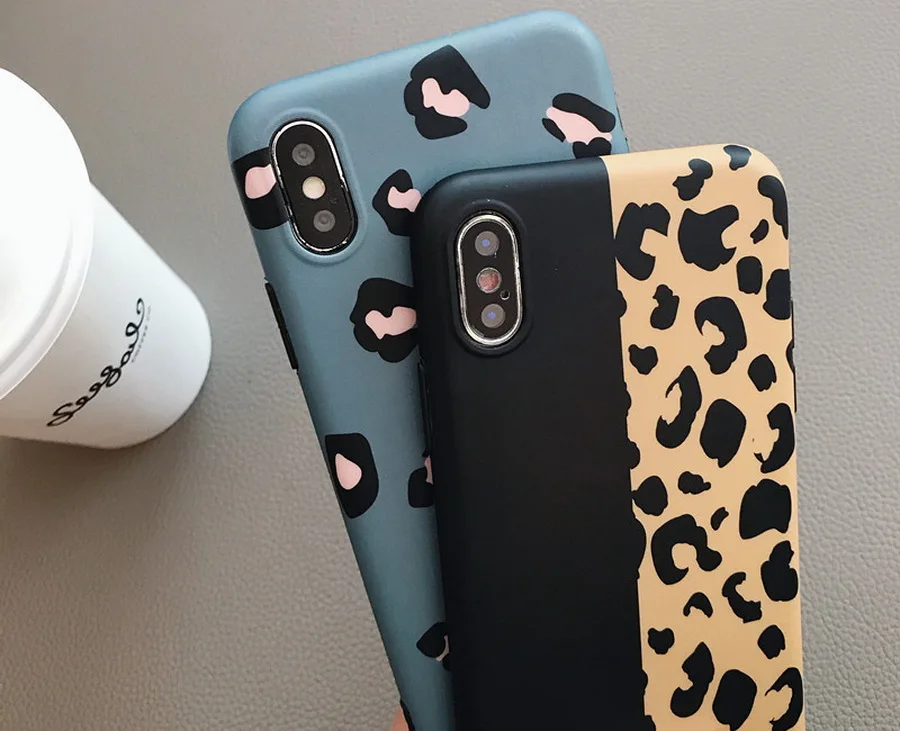 200 шт Модный Цветной леопардовый чехол для телефона iphone XS Max XR X чехол для iphone 6 6s 7 8 plus задняя крышка роскошный мягкий