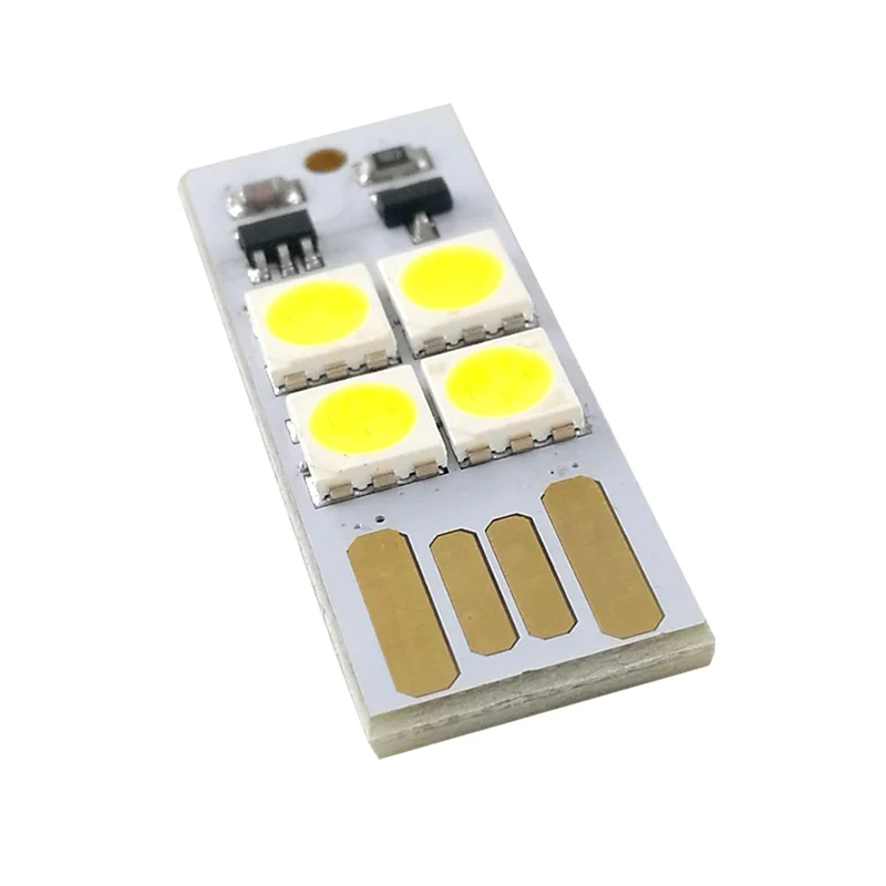 MCIGICM 100 шт. мини usb сенсорный светодиодный светильник, лампа USB, лампа 5 В, компьютерная Ночная лампа, вставляемый сенсорный переключатель
