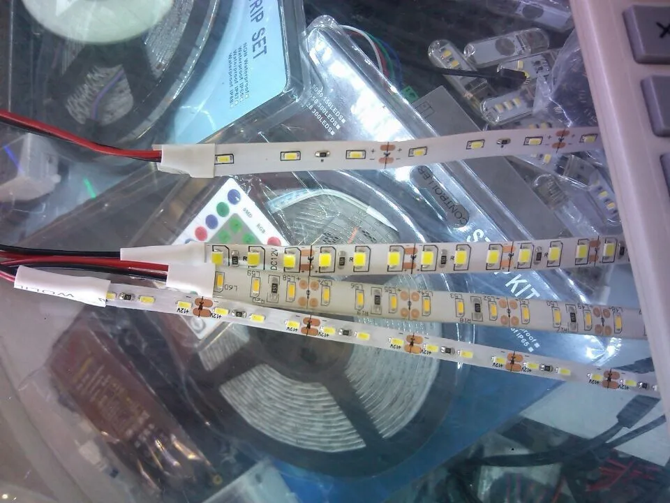 Бесплатная доставка SMD 3014 Светодиодная лента 120 светодиодный s/m 12 V гибкий белый теплый белый цвет 5 м/лот без водонепроницаемости