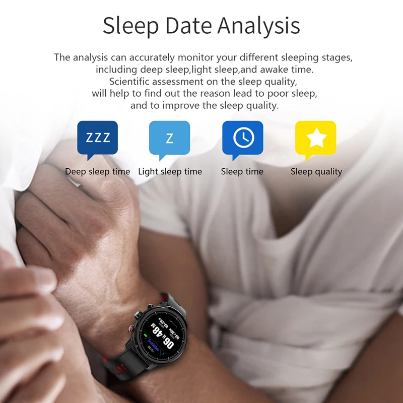 Смарт часы браслет IP68 Водонепроницаемый подъем Велоспорт Smartwatch Bluetooth браслет Android вызов сообщение напоминание о частоте пульса шагомер