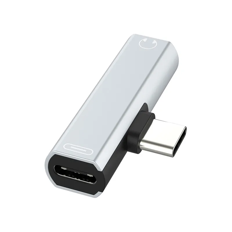Silver Shellnail usb type C до 3,5 мм разъем для наушников адаптер для huawei Leeco Aux аудионаушники с кабелем зарядное устройство зарядный USB-C конвертер - Цвет: Silver