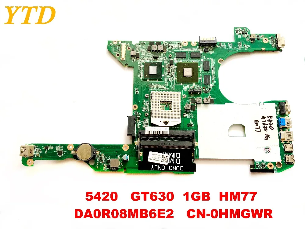 Оригинальный Для Dell 14R 5420 материнская плата для ноутбука 5420 GT630 1 ГБ HM77 DA0R08MB6E2 CN-0HMGWR испытанное хорошее Бесплатная доставка