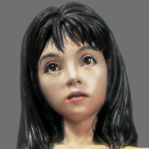 1/12 шкала resin смола фигурка азиатской девушки Коллекционная фигурка