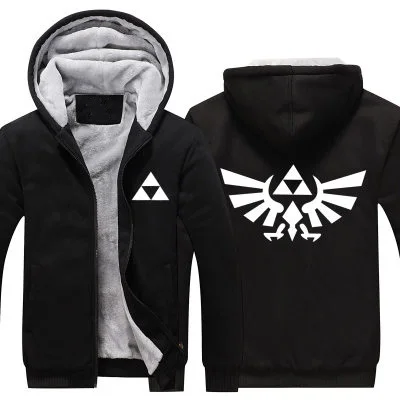 05 Легенда о Zelda балахон аниме Косплэй пальто Зимняя теплая куртка на молнии плотная Толстовка - Цвет: 05