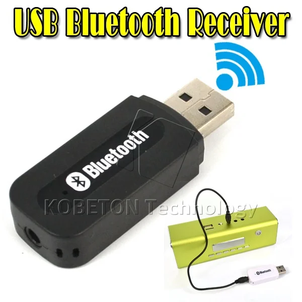 Самая низкая цена Портативный USB Беспроводная Связь Bluetooth Стерео Музыку Приемника Адаптер 3.5 мм Разъем Аудио кабель для Громкоговорителя для iPhone 6 plus для SONY Z3 G3