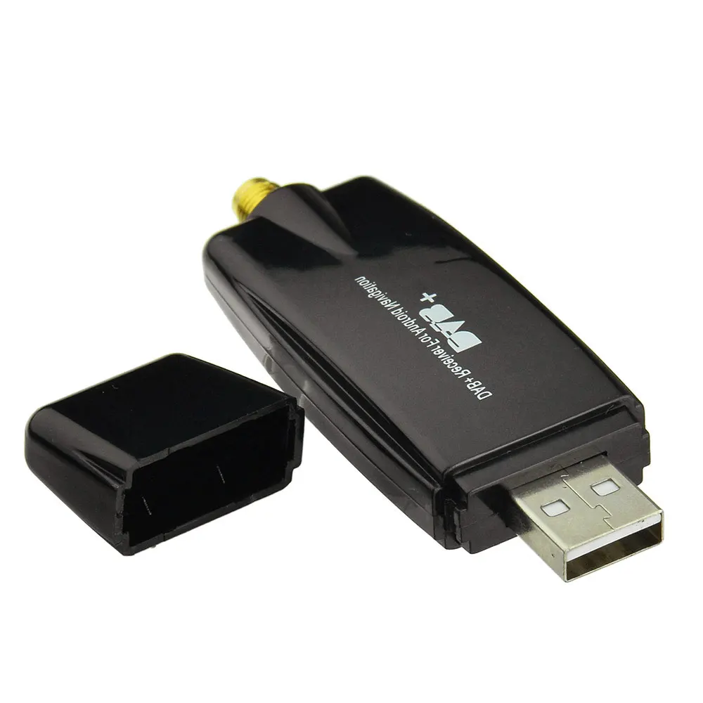 Автомобильный Dab+ радио тюнер usb dongle тюнер/коробка USB цифровой Аудио вещательный приемник включает антенну работает для Европы