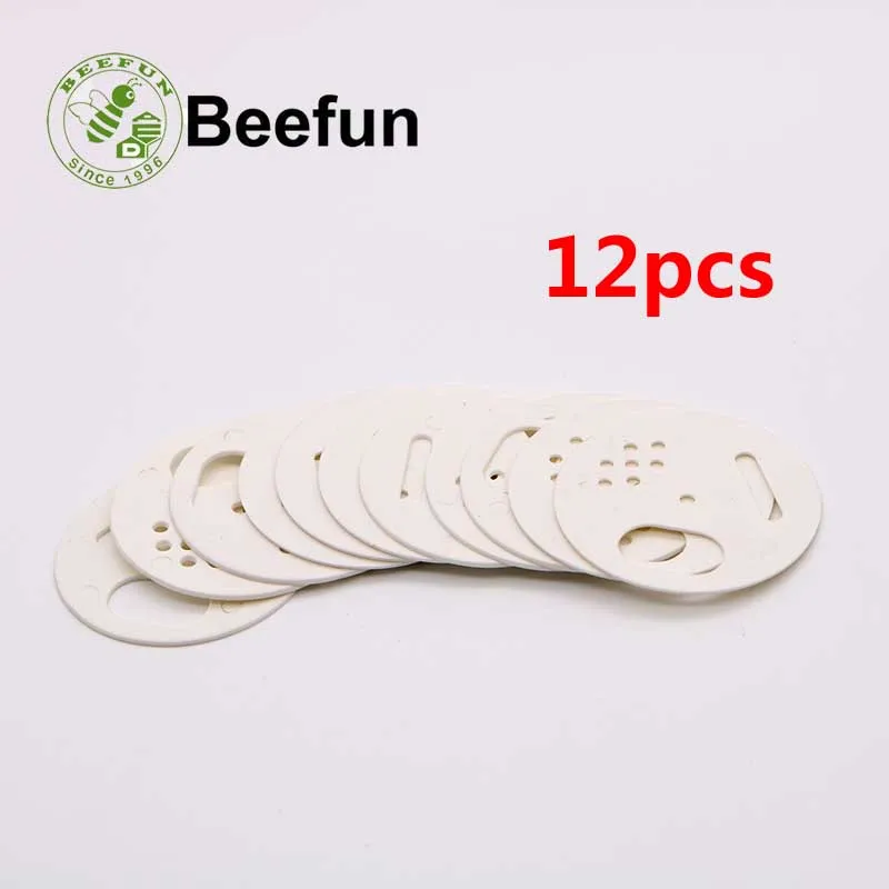 12 шт./компл. пчеловодческие пластиковые круглые ворота для ульев Beefun