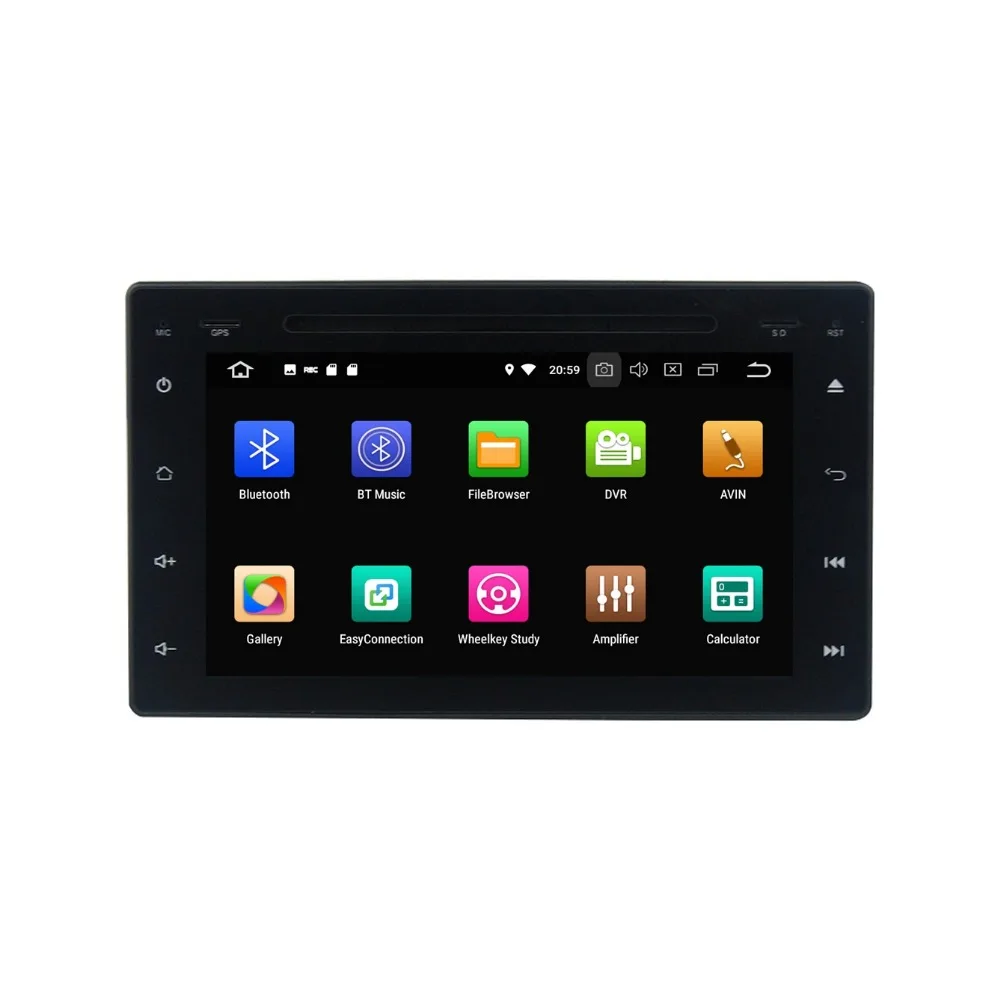 4 Гб + 32 ГБ Восьмиядерный 1 din 8 &quotAndroid 0 автомобильный аудио DVD плеер для Toyota Hilux 2016 2017