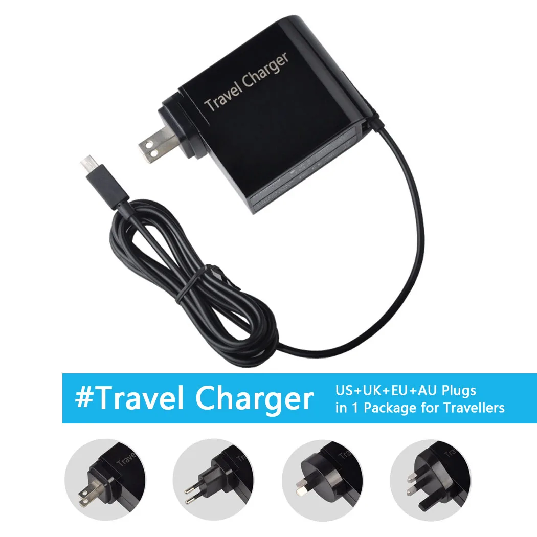 

12V 2A 24W Laptop Power Adapter Travel Charger for Asus Notebook C100P US+UK+EU+AU Plug